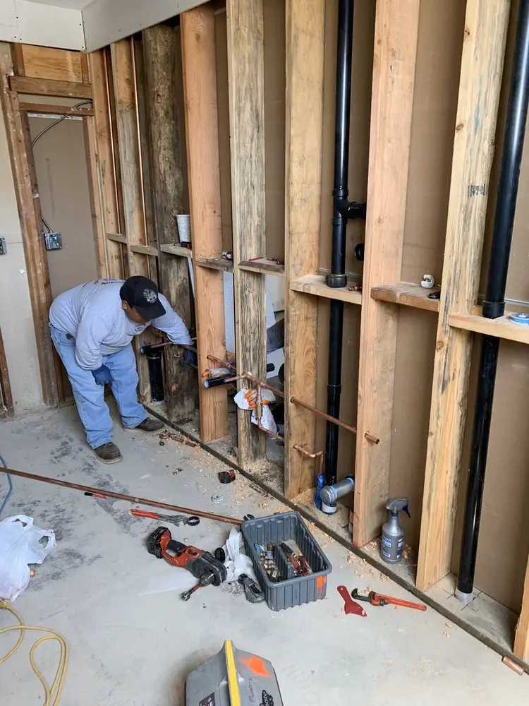 Commercial rough-in plumbing for Water Heater Replacement in Raritan Gardens